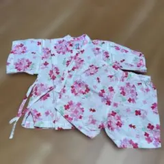 MIKI HOUSE 花柄 甚平 90サイズ　女の子