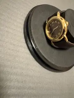 MARC BY MARC JACOBS アナログ時計 ゴールド/ブラウン　美品