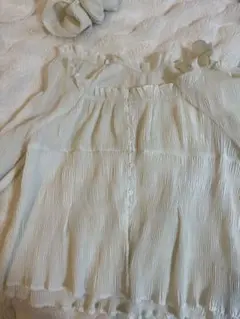 mystic ブラウスセットシュシュ付きアイボリー