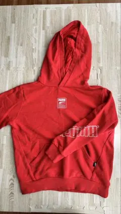 PUMA フード付きパーカー サイズ130レッド