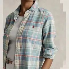 新品　POLO ラルフローレン　チェック　長袖　シャツ　コットン　現行　正規品