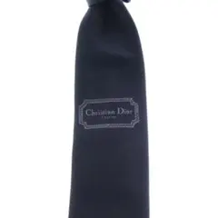 DIOR ロゴ ネクタイ　ブラック