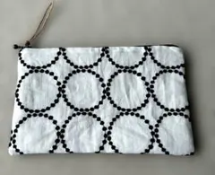 ミナペルホネン　ハンドメイドポーチ　タンバリン