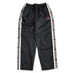 00s ecko ナイロンパンツ トラックパンツ サイドロゴ メッシュ y2k