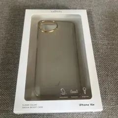 salisty iPhone 16e 耐衝撃ケース グレージュ