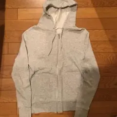 グレーパーカー　無印良品