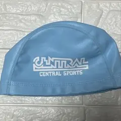 セントラルスポーツ　水泳帽　水色　Mサイズ