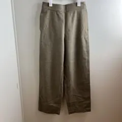 UNIQLO ユニクロ ブラッシュドジャージーストレートパンツ ベージュ M