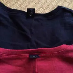 wjk Vネックジャージーカットソー2枚セット