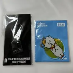 BT21 アクリルキーホルダー & BTS メタルキーホルダー