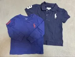 ラルフローレン 長袖Tシャツ・半袖ポロシャツセット