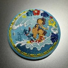 ディズニー 刺繍缶バッジ2　 スティッチ