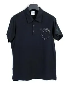 サンプル品 adidas アディダス 半袖 切替 ポロシャツ ：Mぐらい