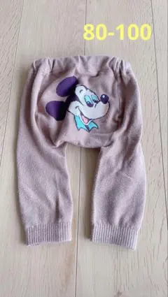 ミッキーマウス ベビータイツ 80-100cm ピンク