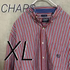 CHAPS ストライプXL ボタンダウン ラルフローレン ビッグサイズ 古着