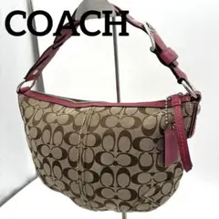 COACH Pink Hobo Soho One Shoulder Bag