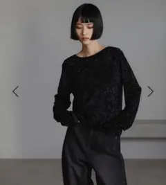 ベロア素材トップス　ローリーズファーム