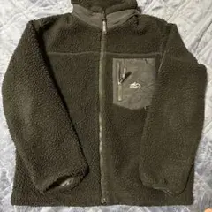 CAMP7 ボアフリースジャケット L ブラック