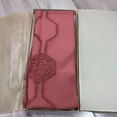 ピンク 刺繍 着物ショール 箱入り　未使用