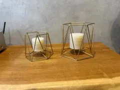 ゴールド キャンドルホルダー セット