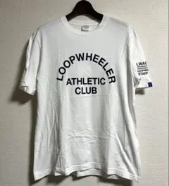 LOOPWHEELER ループウィラー　ATHLETIC CLUB tシャツ