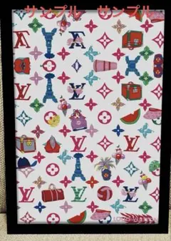 450 アートポスター　アメリカンレトロ　額付き