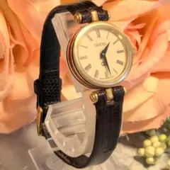 稼働GUCCIオールドグッチ　レディース腕時計　ローマン　ゴールド　ヴィンテージ