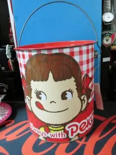 昭和レトロ 不二家 ペコちゃん アルミ缶セット バケツ 当時物 - メルカリ