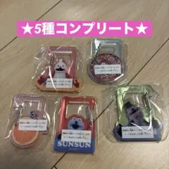 ②【新品・未開封】パペットスンスン アクリルカラビナ☆5種コンプリート