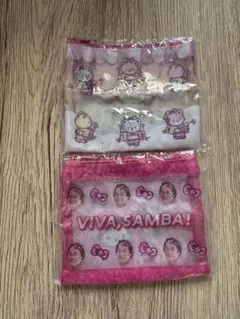 ハローキティ×マツケンサンバ クリアラメポーチ 2個セット