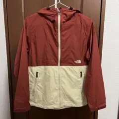 THE NORTH FACE コンパクトジャケット　レディースM 赤/クリーム