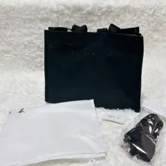 agnis b. トートバッグ黒 新品2wayショルダーバッグ マザーズバッグ