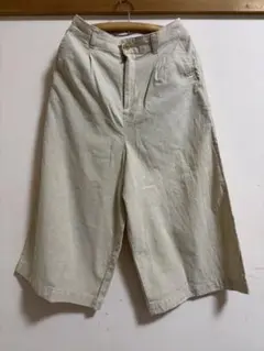 ベージュ ガウチョパンツ Mサイズ