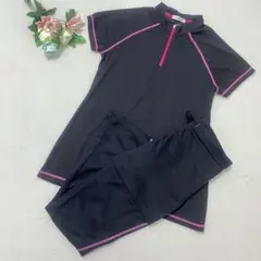 レミオーレ【M】レディース　上下セット　スカート付きパンツ　ヨガ　フィットネス