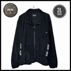 美品 ワークマン ゼロステージ ナイロン ウィンド ジャケット 3L 黒 撥水