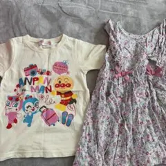 95センチ　アンパンマンTシャツ、ワンピース