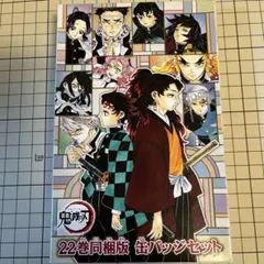 鬼滅の刃 22巻同梱版 缶バッジセット