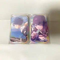 プロセカ　桐谷遥　スクエア缶バッジ２個セット