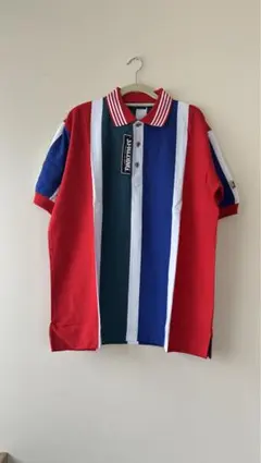 SPALDING 90sポロシャツ　カラフル　Mサイズ