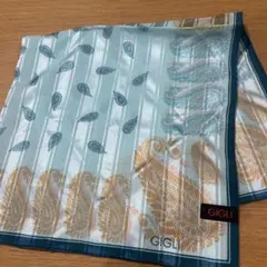 GIGLI ロメオジリ　大判ハンカチ　 58cm×58cm シルク混