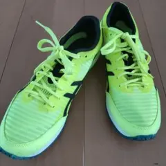 美品 ASICS WINDSPRINT スパイク　 イエロー/ブラック24cm