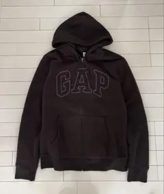 GAP ギャップ 裏ボア ジップアップパーカー　ブラウン　M お値下げ中！
