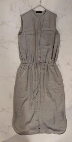 美品 DAMA collection リネン ノースリーブ ワンピース Mのサムネイル