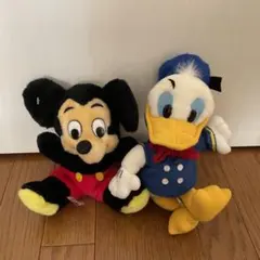 ミッキーマウスとドナルドダック　のぬいぐるみ