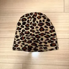 レオパード柄ビーニー