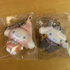 サンリオ キーホルダー ちびっとも スイーツ 天使と小悪魔 シナモロール