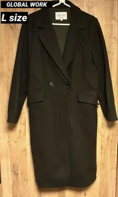 GLOBAL WORK ダークグリーン Lサイズ コート