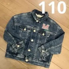 値下げ品【美品】ミニー　デニムジャケット　110 春服