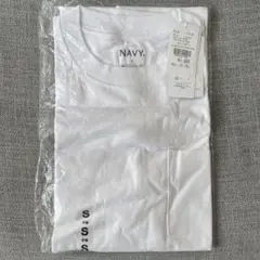 マックハウスNAVY白接触涼感Tシャツ半袖のサムネイル