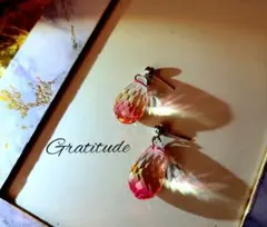 02 ハンドメイドピアス　手染めビーズ　アシュリー様専用追加